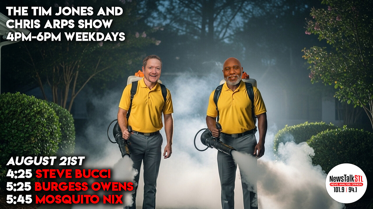 The Tim Jones and Chris Arps Show 08.21.2025 Bucci | Burgess | Mosquito NIX
