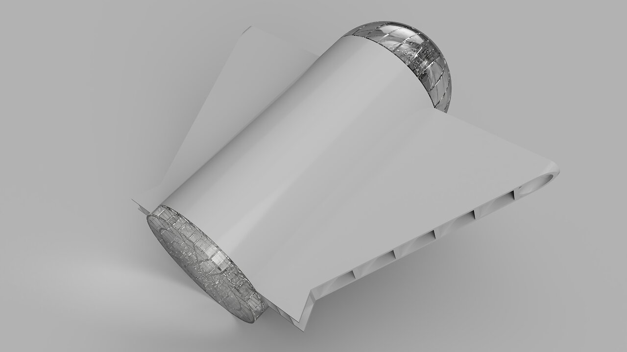 Micro Bicopter Batwing Prop Drone-Plane (Two-part Tube)