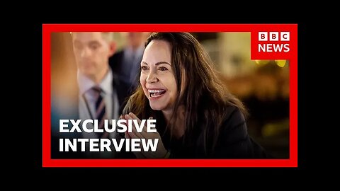 Nobel prize winner María Corina Machado speaks to BBC after months in hiding | BBC News