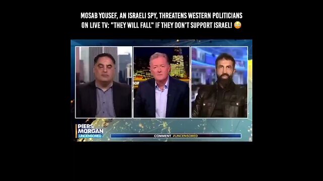 Israeli agent threatening to murder any politician in the west that doesn’t back Israel.