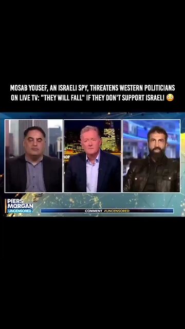Israeli agent threatening to murder any politician in the west that doesn’t back Israel.