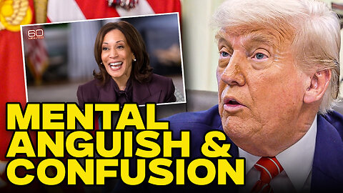 New Lawsuit Claims Trump Suffering "Mental Anguish" From Kamala Harris Interview