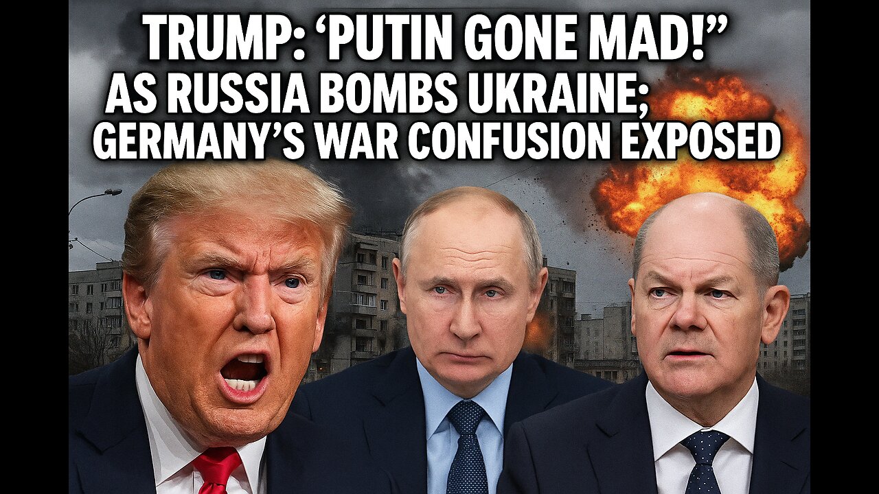 Trump: Putin Gone Mad! As Russia Bombs Ukraine; Germanys War Confusion Exposed