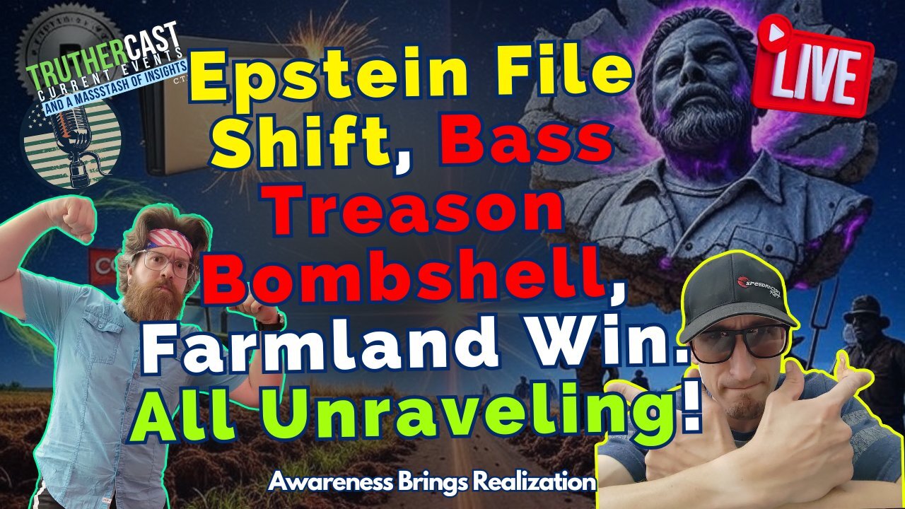 Trump Admin's Epstein File Shift Alongside Karen Bass Treason Bombshell and Farmland Reclaim Win!
