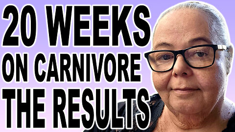 20 Weeks On Carnivore - The Results