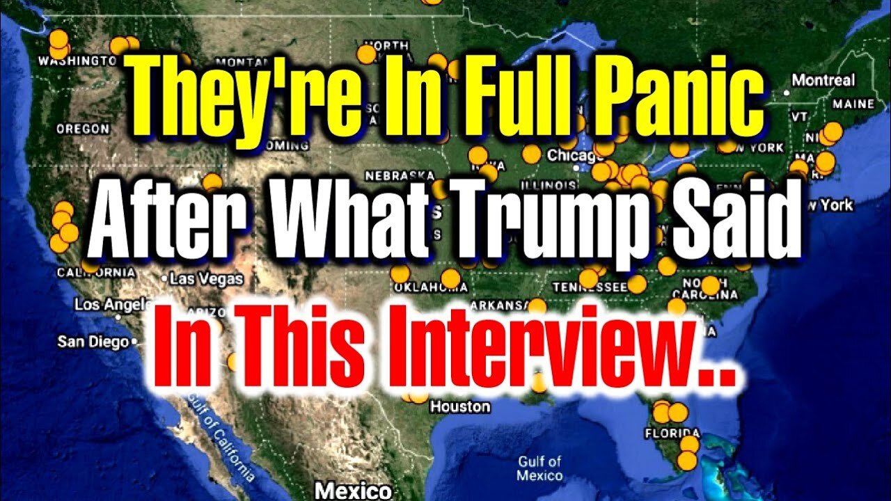 They're in FULL PANIC After What Trump Said in this Interview