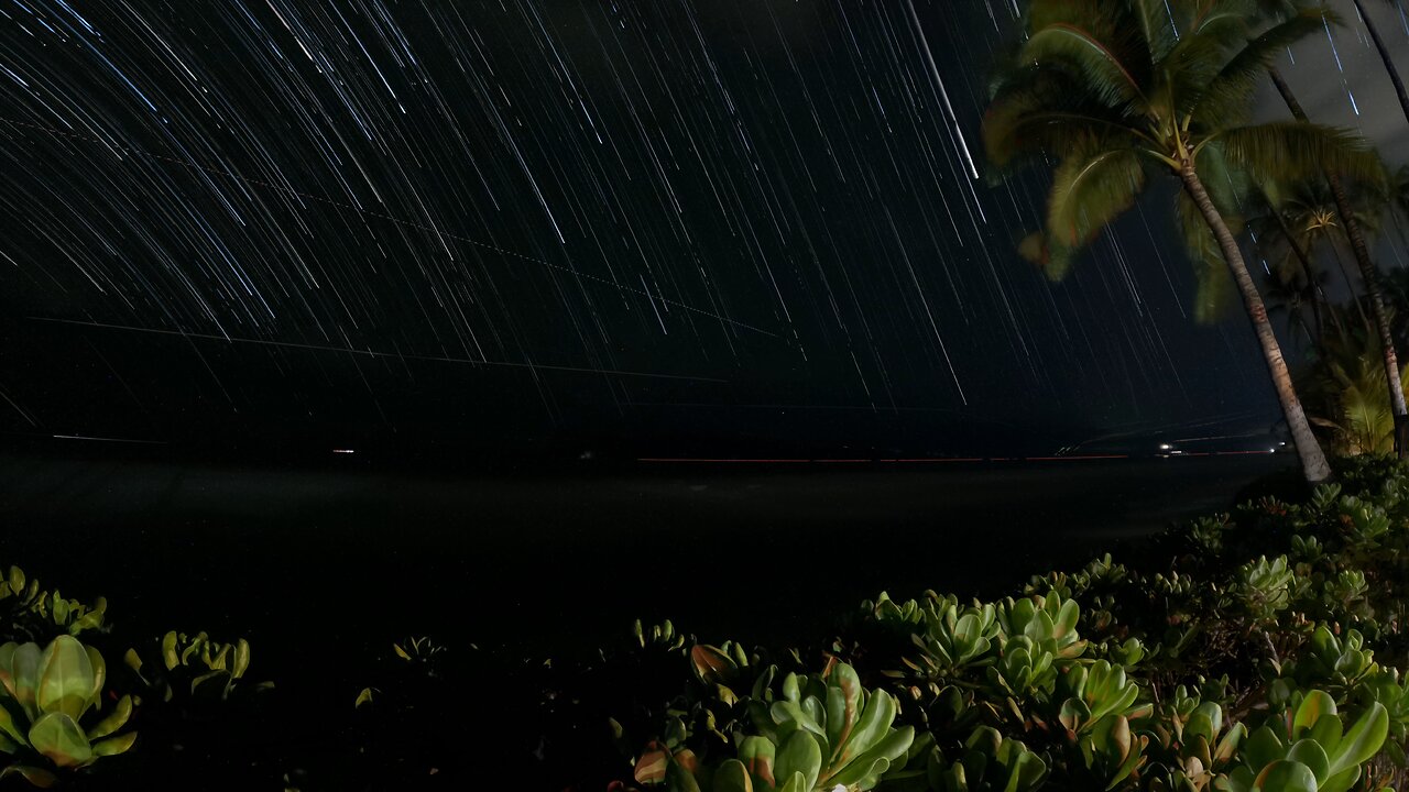 Sunset, Stars, and Sunrise Over Lanai