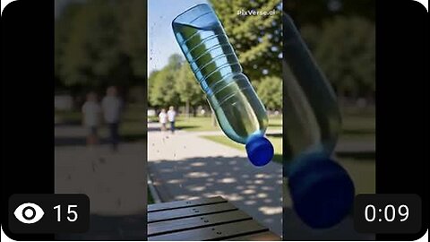 This Water Bottle is Doing A Back Flip