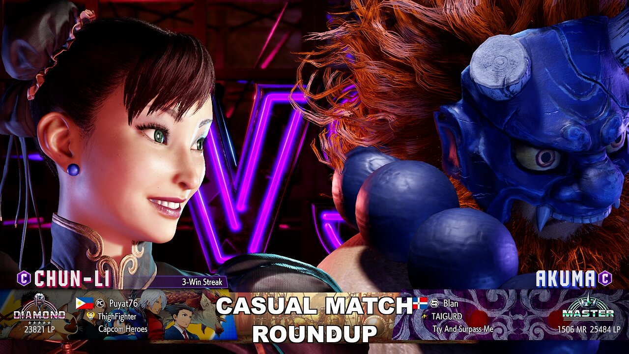 Kuya Kalbo SF6 Casual Match Roundup. Chun Li 4 star Diamond Rank [Hori Fight Stick]