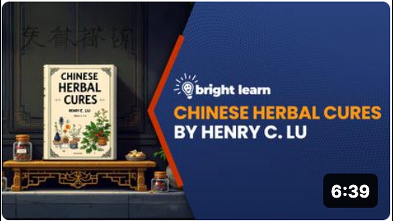 "BrightLearn's Chinese Herbal Cures by Henry C. Lu"