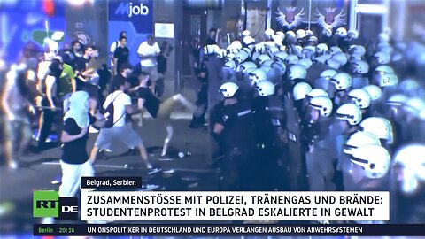 Neuwahlen gefordert: Studentenproteste in Serbien eskalieren