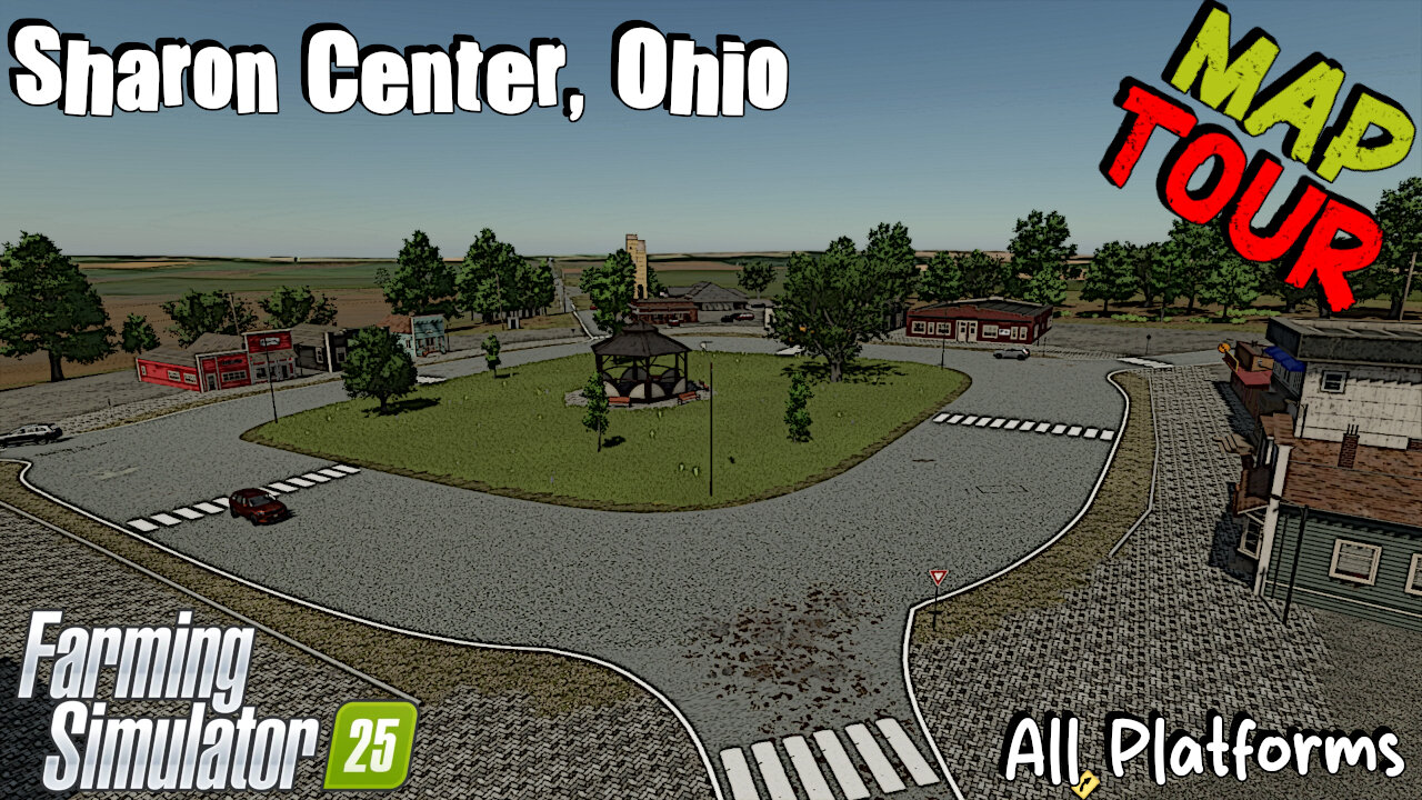 Map Tour | Sharon Center, Ohio | Farming Simulator 25