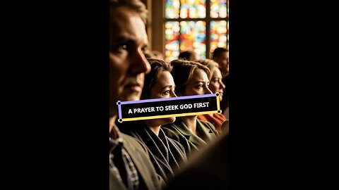 Prayer to Seek God First