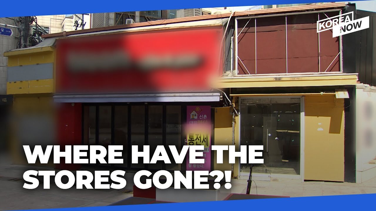 Why are so many stores shutting down even in Seoul hotspots?