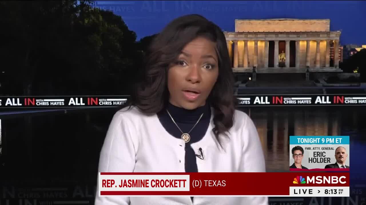 Jasmine Crockett: ‘Beyond Wild’ No One Questioning Trump ‘Mental Acuity’