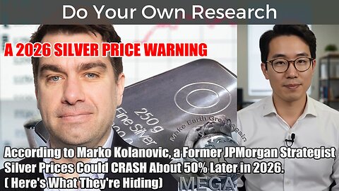 GOVERNMENT SHUTDOWN AND A 2026 SILVER PRICE WARNING: According to Marko Kolanovic, a Former JPMorgan Strategist Silver Prices Could CRASH About 50% Later in 2026. "Silver should be trading at half its price later this year".