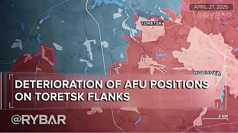 ►🚨▶⚡️🇺🇦⚔️🇷🇺 Rybar's Analysis: Collapsed Flanks May 13 2025