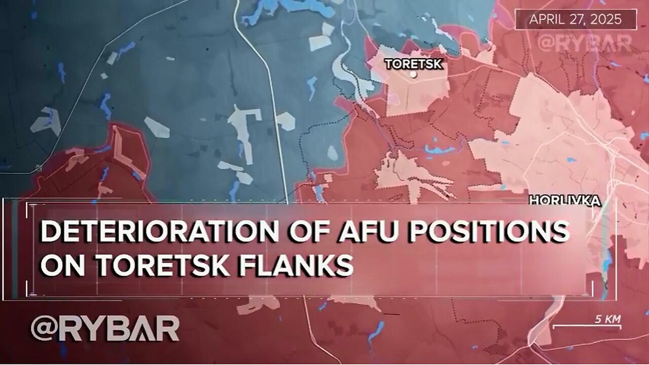 ►🚨▶⚡️🇺🇦⚔️🇷🇺 Rybar's Analysis: Collapsed Flanks May 13 2025