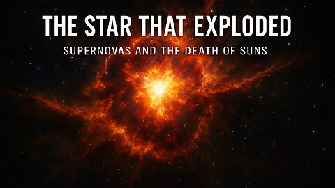 The Star That Exploded 🌌 | The Mind-Blowing Death of a Sun | Supernova Explained