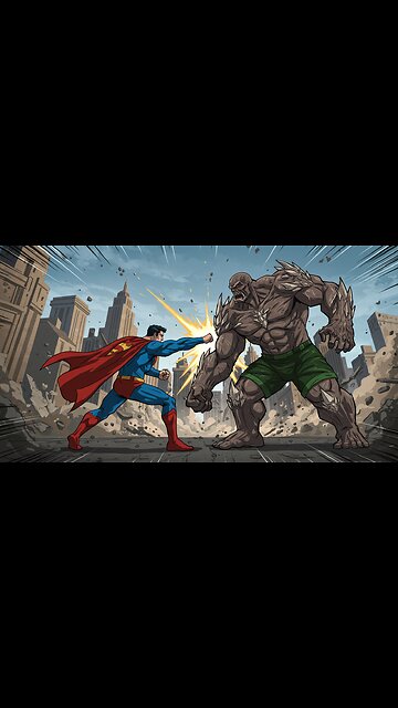 Epic Superman vs Doomsday Showdown | Metropolis Battle Animation