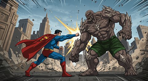 Epic Superman vs Doomsday Showdown | Metropolis Battle Animation