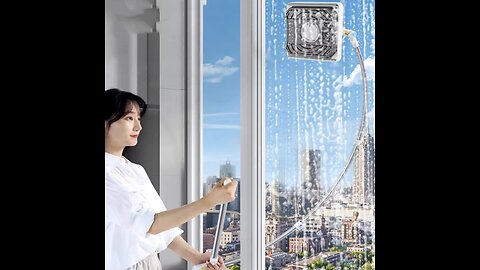 With this LONG HANDLE WINDOW CLEANER BRUSH, you can reach high and awkward places without strain