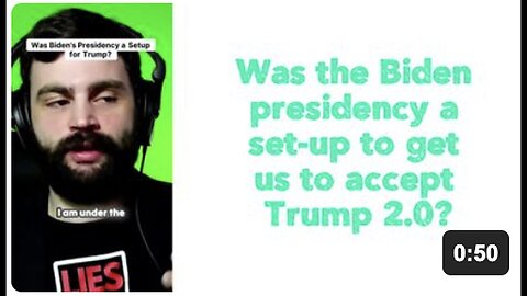 "Unveiling the Conspiracy: Is Biden's Presidency a Pathway to Trump's Second Term?"