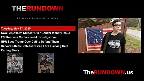 #914 - SCOTUS Allows School To Punish Student for Wearing "There Are Only Two Genders" T-Shirt