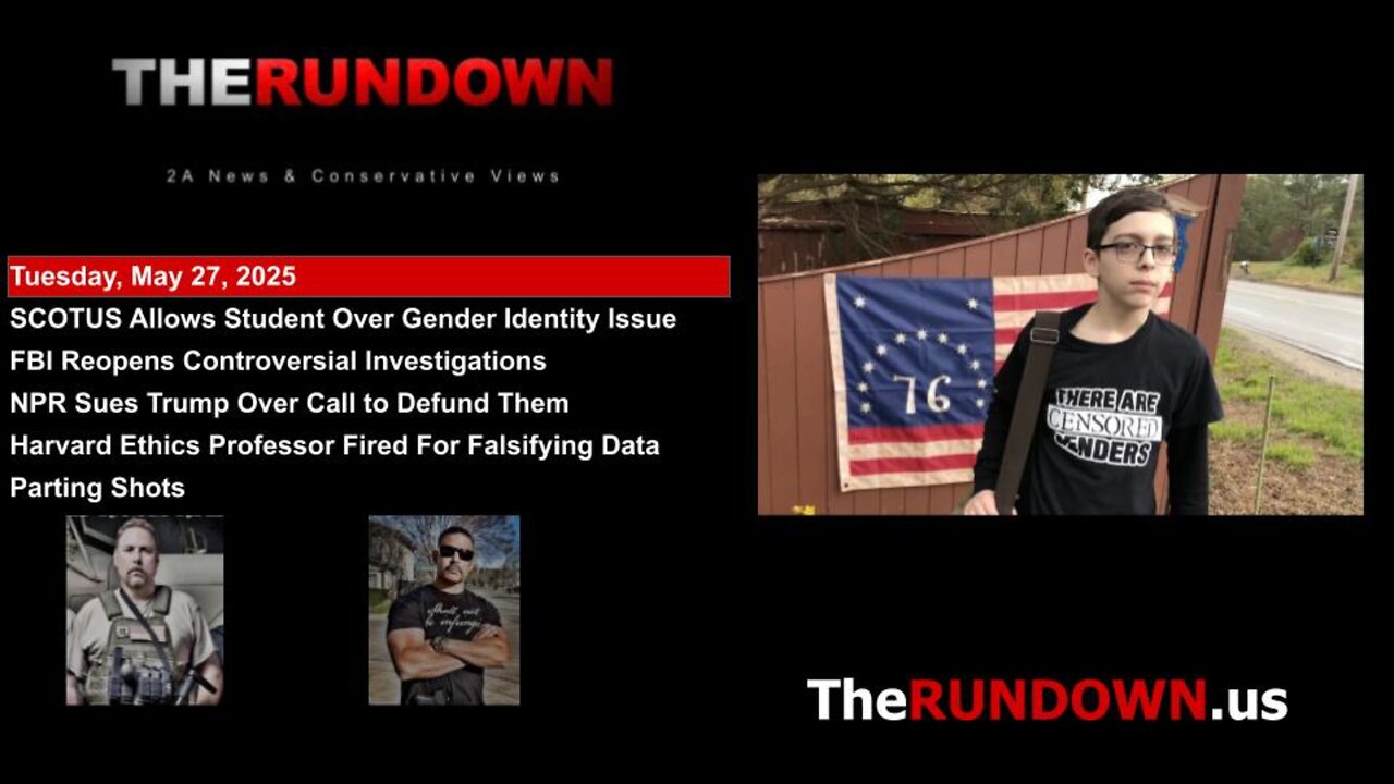 #914 - SCOTUS Allows School To Punish Student for Wearing "There Are Only Two Genders" T-Shirt