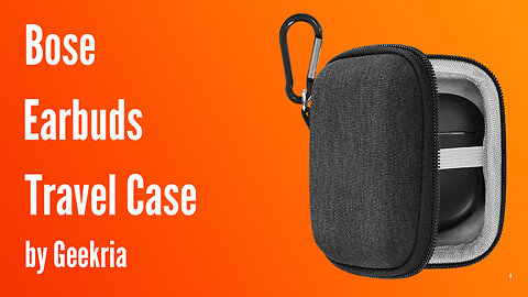 Bose Earbuds Case | Geekria