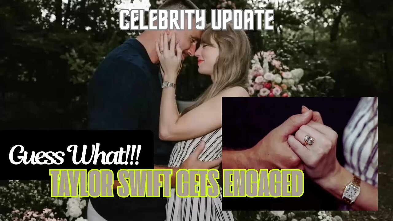 Taylor Swift gets engaged to NFL star Travis Kelce #news#taylorswift#love