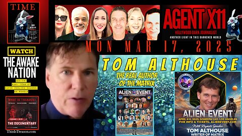 AGENT X11: EP 161: TOM ALTHOUSE THE REAL AUTHOR OF THE MATRIX