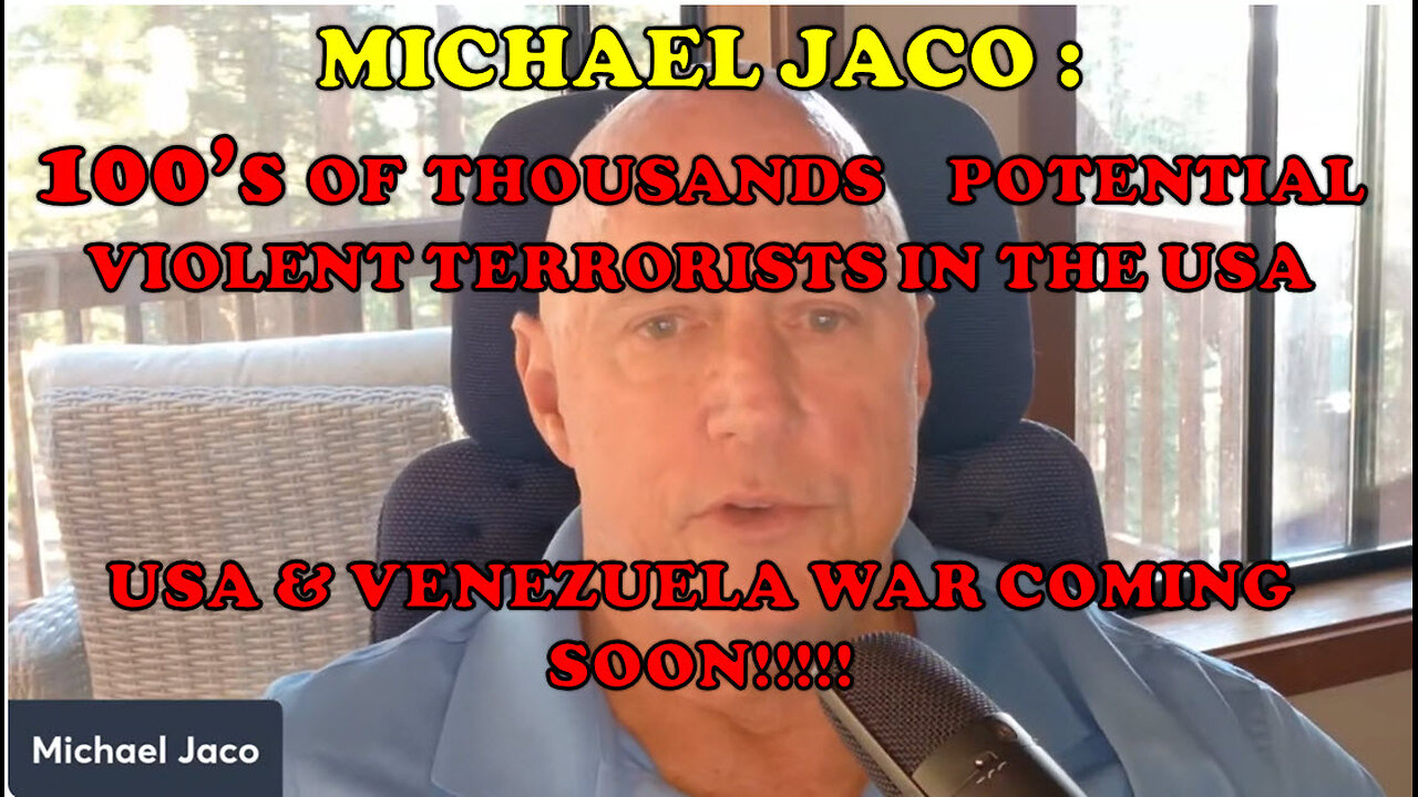 Hundreds of thousands of violent potential terrorists are in our country. US/Venezuela war soon.