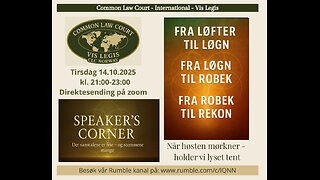 21.10.25: Samfunnskontrakt, CO₂-politikk, Grunnlovsrettigheter og folkebevegelse