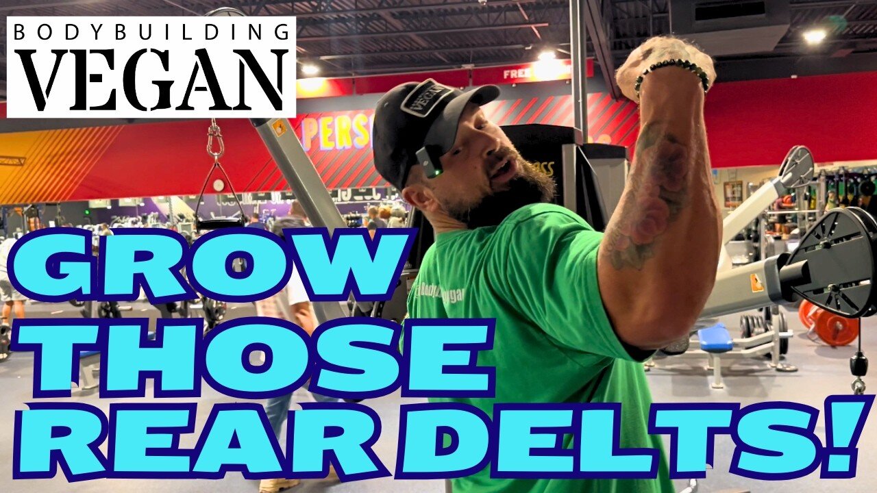 The REAR DELT Exercise You're NOT DOING - but should be TheBodyBuildingVegan | Shoulder Training
