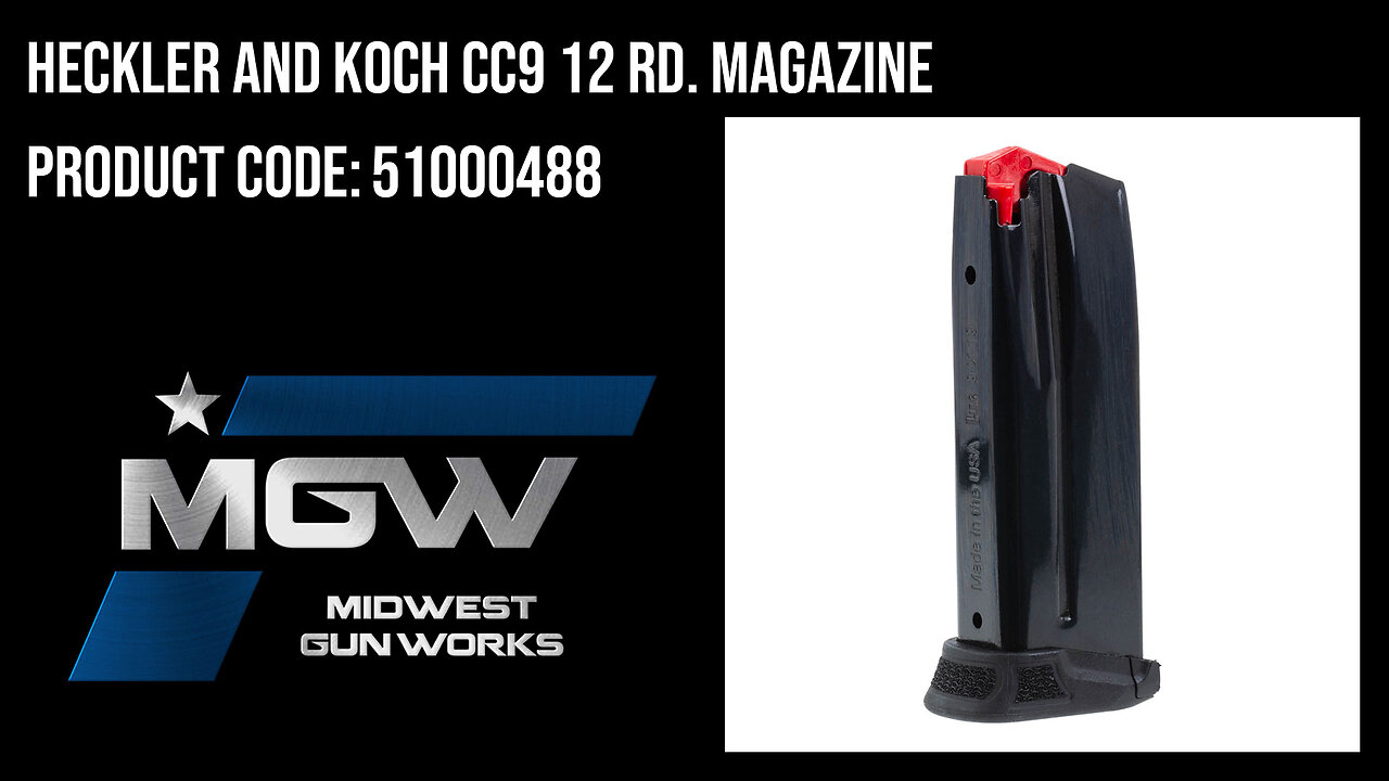 Heckler and Koch CC9 12 Rd. Magazine - 51000488