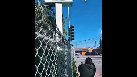 Shootouts have begun between protesters and police in LA