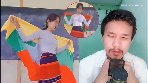 မြန်မာနိုင်ငံတော်အလံကို တန်ဖိုးထားတတ်ဖို့ မျိုးဆက်သစ်တွေကို သင်ကြားပေးနေတဲ့ ဆရာမလေး #myanmar