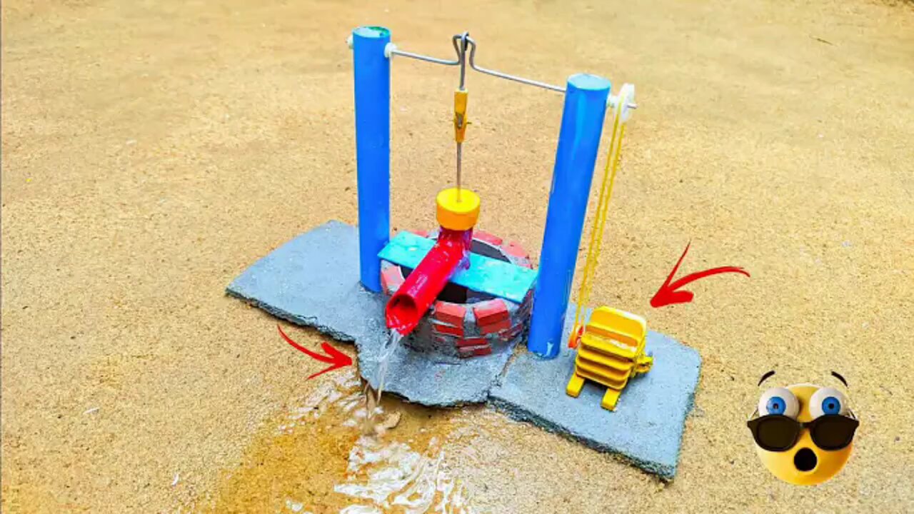 Making a traditional water well! #SmallInventions #HandmadeDIY #ScienceExperiments