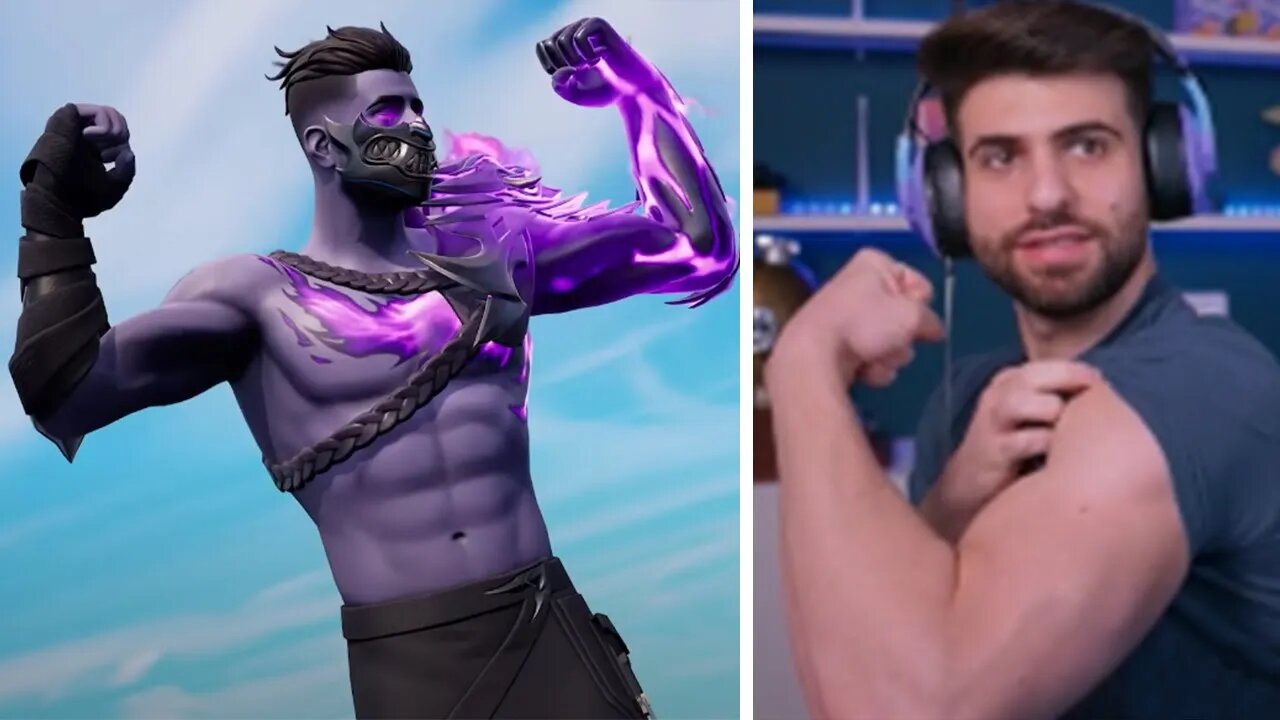 SypherPK Is Now More Buff Than His Fortnite Skin...