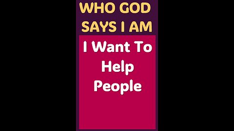 I WANT TO HELP PEOPLE #wordofgod #Jesus #peace #God #grace #kindness #love #forgiveness #care #help