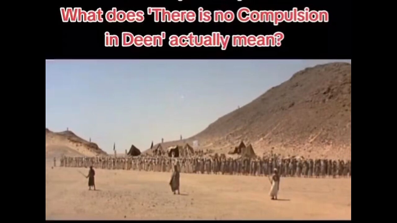 No Compulsion in Religion