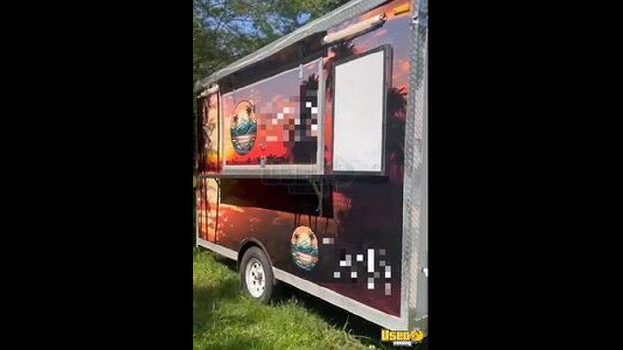 2022 5' x 16' Kitchen Food Trailer and Ford F250 Super Duty Truck for Sale in Georgia!