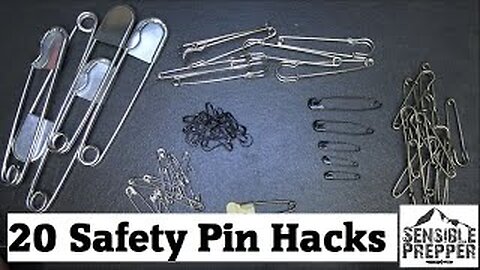 20 Safety Pin Uses for Survival
