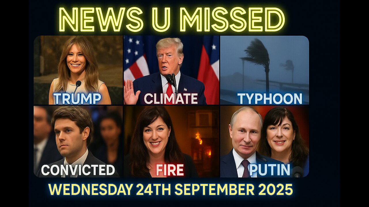 NEWS U MISSED WITH PAUL BROOKER & DREW DEMI 24TH SEPTEMBER 2025