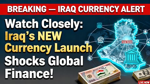 🚨 Watch Closely Iraq’s NEW Currency Launch Shocks Global Finance! 🏦💥 💥 Iraqi Dinar News 2026