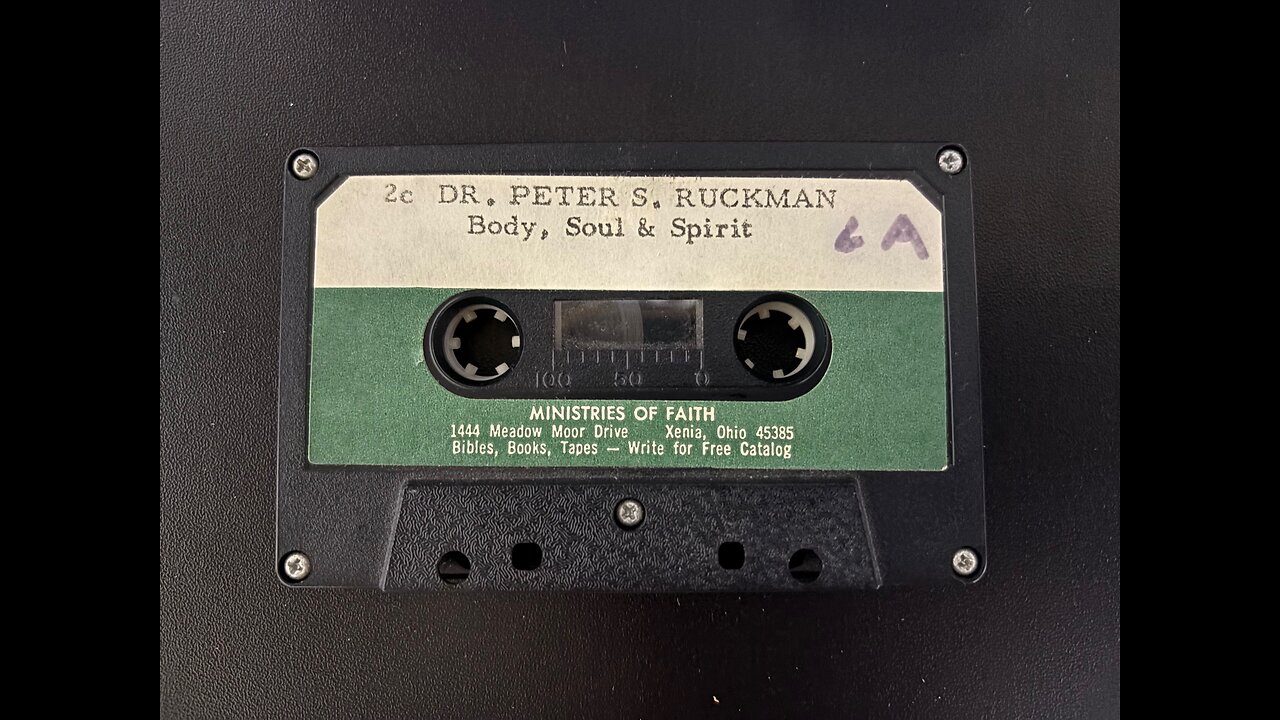 Body, Soul & Spirit - Dr. Ruckman
