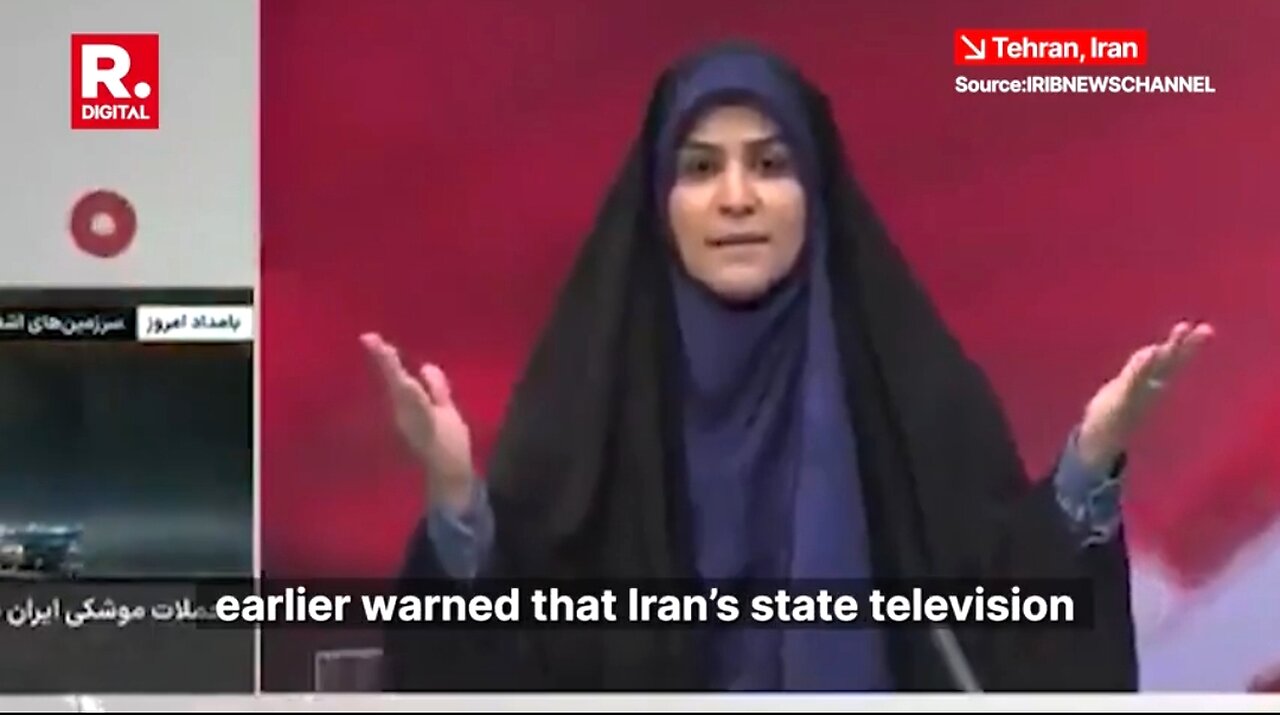 IRANIAN STATE TV IRIB HAS BEEN STRUCK IN ISRAELI AIRSTRIKES LIVE ON THE AIR 💥