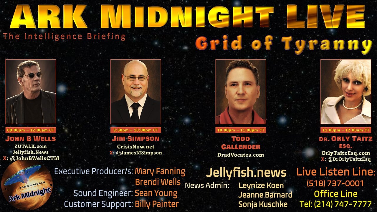 The Intelligence Briefing /Grid of Tyranny - John B Wells LIVE