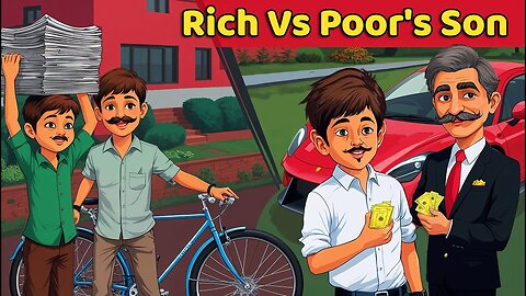 Rich Vs Poor's Son – A Heart-Touching Animated Story